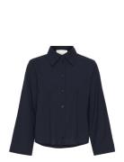 Zeniamw Skye Shirt Navy My Essential Wardrobe