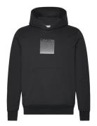 Ombre Embroidered Logo Hoodie Black Calvin Klein