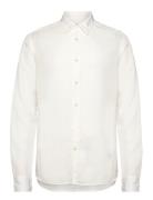 Slim Ls Comfort Tencel Shirt White J. Lindeberg