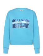 Organic Sweat Tilvina Sweatshirt Blue Mads Nørgaard