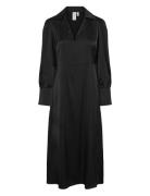 Yaspella Ls Long Dress S. Noos Black YAS