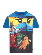 Lwtano 627 - T-Shirt S/S Blue LEGO Kidswear