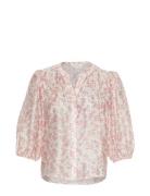 Mschisadora 3/4 Shirt Aop Pink MSCH Copenhagen