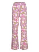 Pant Jersey Str Flower Pink Hunkemöller