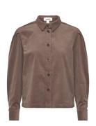 Slhelle Shirt Brown Soaked In Luxury