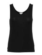 Bamboo - Basic Tank Top Black Lady Avenue