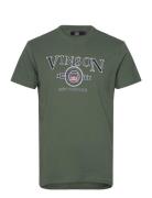 Jeffrey Reg Cot Vin M Tee Green VINSON