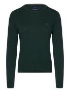 D1. Superfine Lambswool C-Neck Green GANT