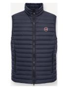 Mens Down Vest Navy Colmar