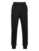 Badge Jog Pant - Gots/Vegan Black Knowledge Cotton Apparel