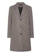 Slfnew Alma Wool Coat Noos Grey Selected Femme