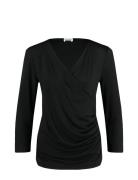 T-Shirt 3/4 Sleeve Black Gerry Weber