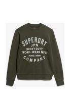 Machined Goods Workwear Crew Green Superdry