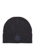 Two T Knitted Hat Black Tom Tailor