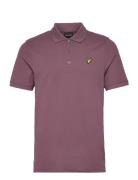 Plain Polo Shirt Purple Lyle & Scott