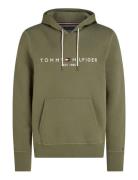 Tommy Logo Hoody Green Tommy Hilfiger