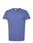 Tjm Slim Jaspe C Neck Blue Tommy Jeans