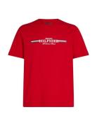 Hilfiger Chest Stripe Tee Red Tommy Hilfiger