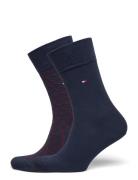 Th Men Sock 2P 3D Graphic Navy Tommy Hilfiger