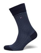 Th Men Sock 1P Th Structure Fil D Ecosse Navy Tommy Hilfiger