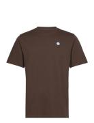 Badge T-Shirt - Gots/Vegan Brown Knowledge Cotton Apparel