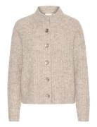 Kaane Knit Cardigan Beige Kaffe