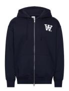 Wwmya Not To Be Trusted Hoodie Gots Navy Double A By Wood Wood