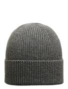 Slhmason Merino Wool Beanie Grey Selected Homme