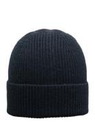 Slhmason Merino Wool Beanie Navy Selected Homme