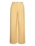 Trouser Ragna With Pleats Yellow Lindex