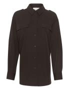 Malenagz Ls Shirt Brown Gestuz