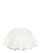 Embroidered Cotton Blouse White Mango