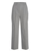 Straight-Fit Pleated Trousers Grey Mango