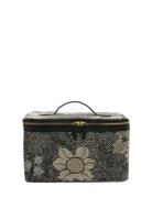 Beauty Hard Box Flower Linen Black Ceannis