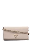 Noelle Xbody Flap Organizer Beige GUESS