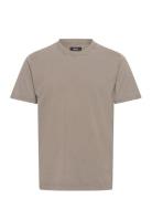 Cotton Jersey Dye Frode Tee Beige Mads Nørgaard