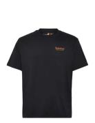 Rugged Active Gear Back Graphic Tee Black Black Timberland