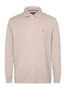 L/S Waffle Reg Polo Beige Tommy Hilfiger