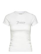 Dot Ruched Tee White Juicy Couture