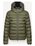 Ladies Down Jacket Khaki Colmar