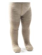 Wool Tights, Antrazit Beige Smallstuff