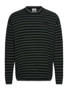 Wwtya Striped Over D Jumper Khaki Double A By Wood Wood