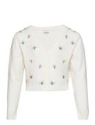 Cardigan Flower Embroidery White Lindex