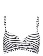 Swim Bra Liljatshirt Twist Mat Black Lindex