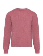 Pullover Knit Glitter Pink Creamie