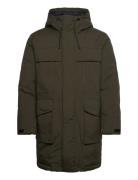 Apex Canvas? Long Padded Coat - Grs Khaki Knowledge Cotton Apparel