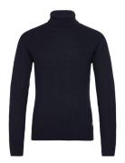 Jjpannel Knit Roll Neck Aw24 Navy Jack & J S