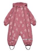 Snow Suit Aop Pink Minymo