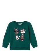 Nmmrsanta Nreg Sweat Bru Box Green Name It