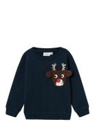 Nmmrsanta Nreg Sweat Bru Box Navy Name It